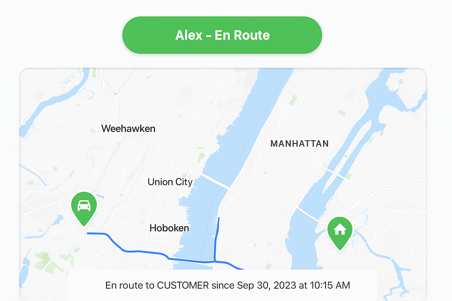 Live Driver Tracking